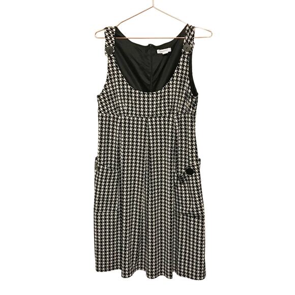 Dressbarn Herringbone Dress Size 8 - Buttons & Pockets! - Picture 1 of 6